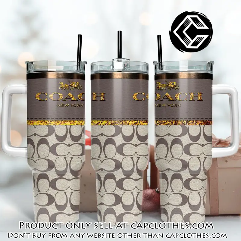 Coach logo stanley tumbler design 40oz logo stanley tumbler ktb1087 cc0833937